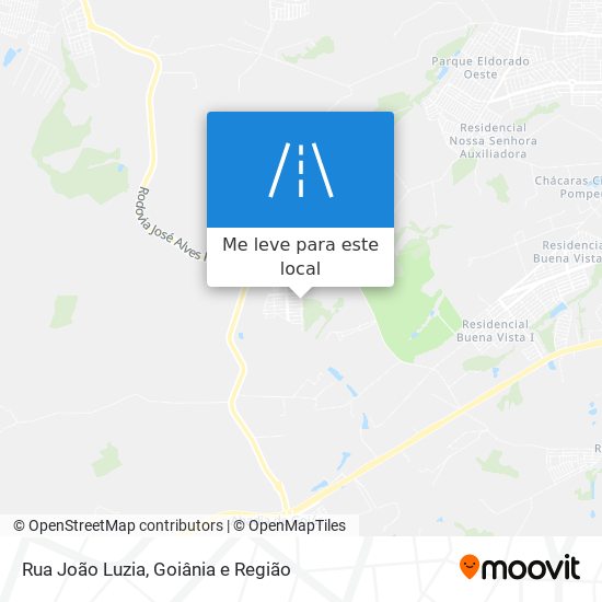 Rua João Luzia mapa