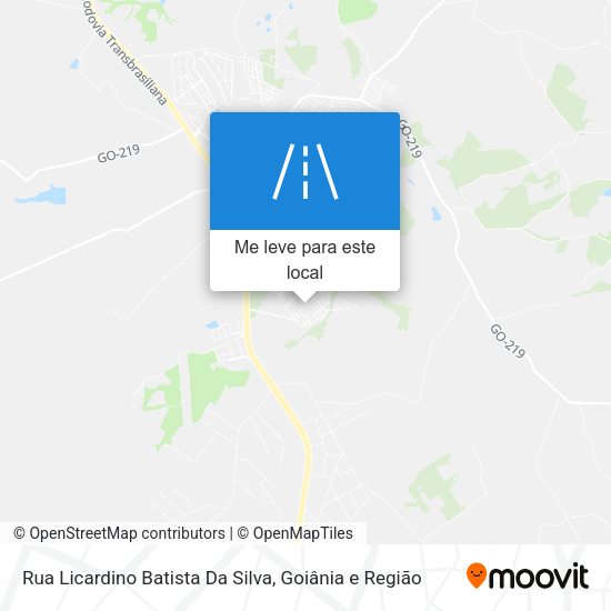 Rua Licardino Batista Da Silva mapa