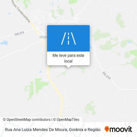 Rua Ana Luiza Mendes De Moura mapa