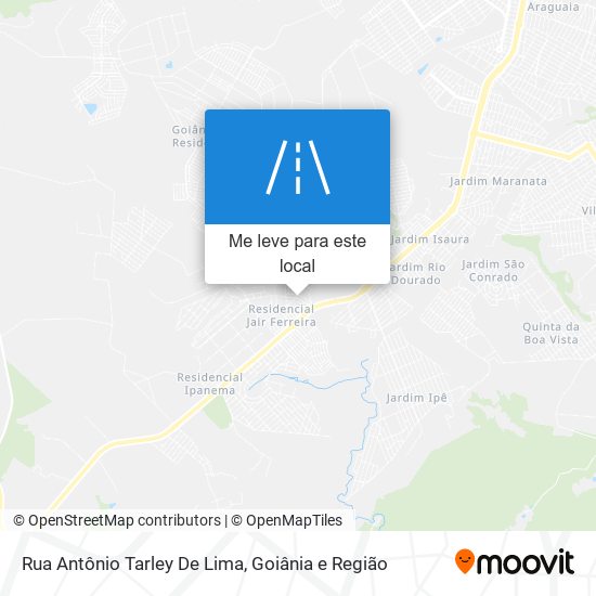 Rua Antônio Tarley De Lima mapa