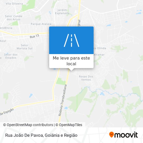 Rua João De Pavoa mapa