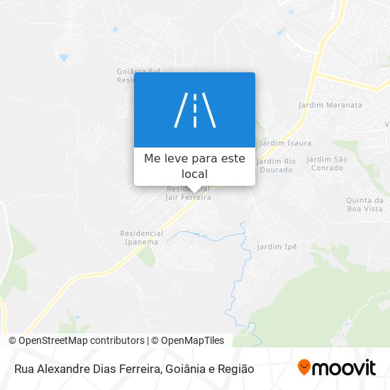 Rua Alexandre Dias Ferreira mapa