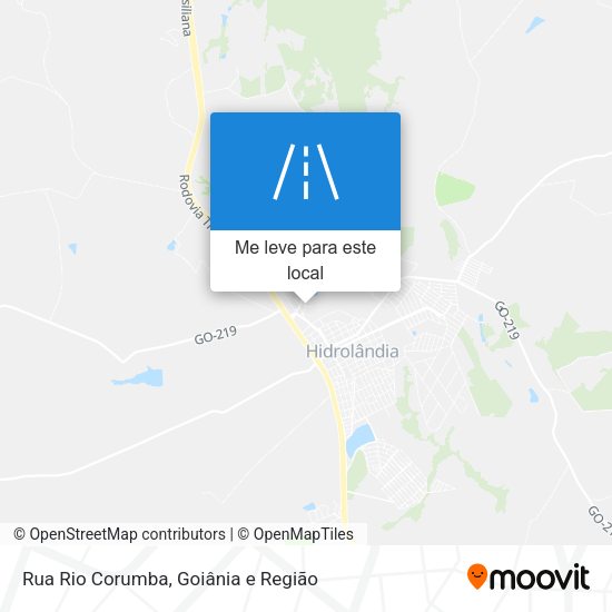 Rua Rio Corumba mapa