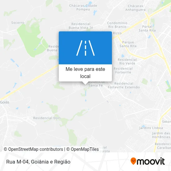 Rua M-04 mapa