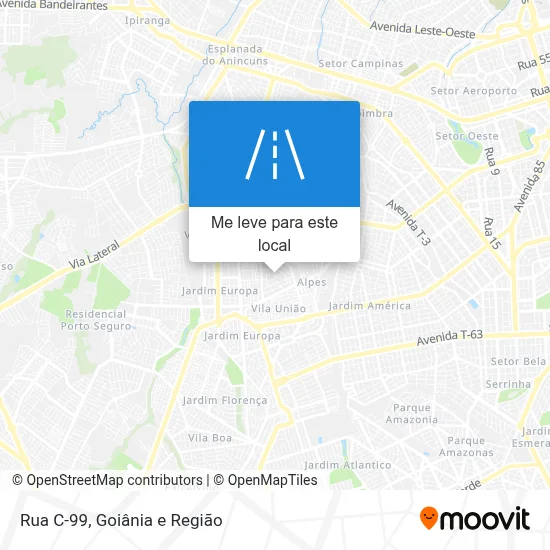 Rua C-99 mapa