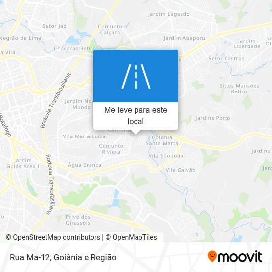 Rua Ma-12 mapa