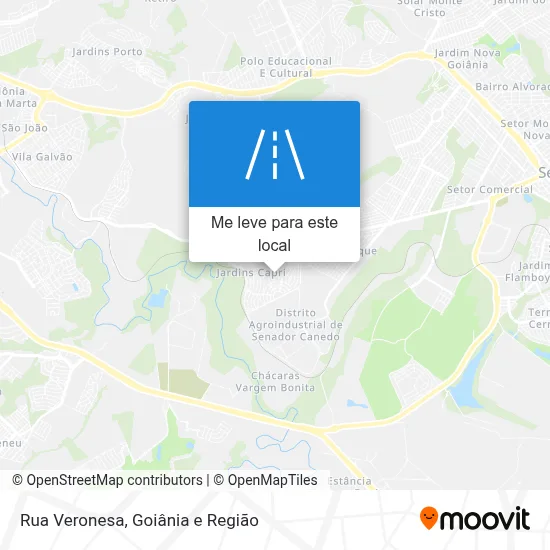 Rua Veronesa mapa