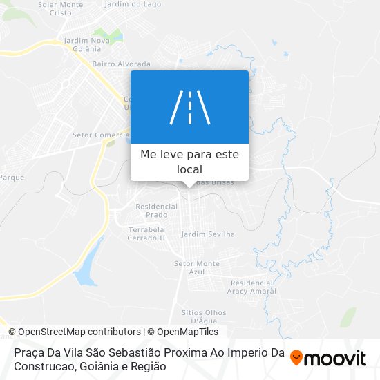 Praça Da Vila São Sebastião Proxima Ao Imperio Da Construcao mapa