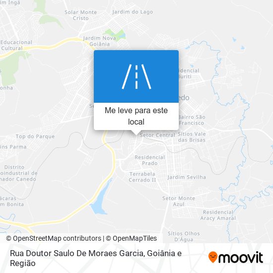 Rua Doutor Saulo De Moraes Garcia mapa