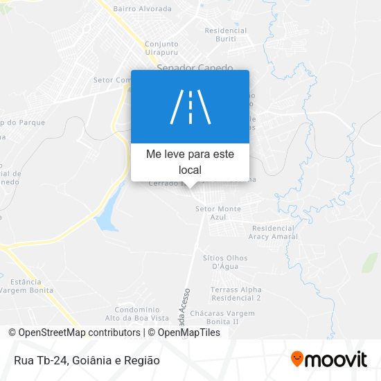 Rua Tb-24 mapa