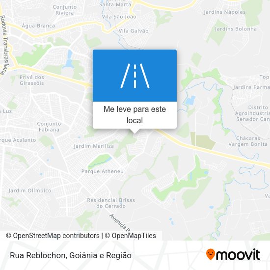 Rua Reblochon mapa