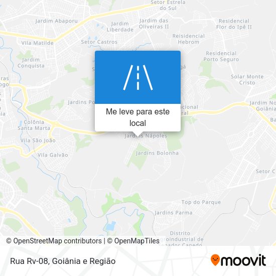 Rua Rv-08 mapa