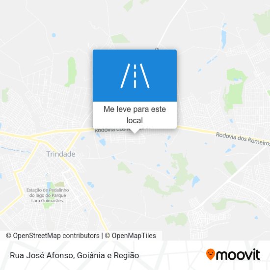 Rua José Afonso mapa