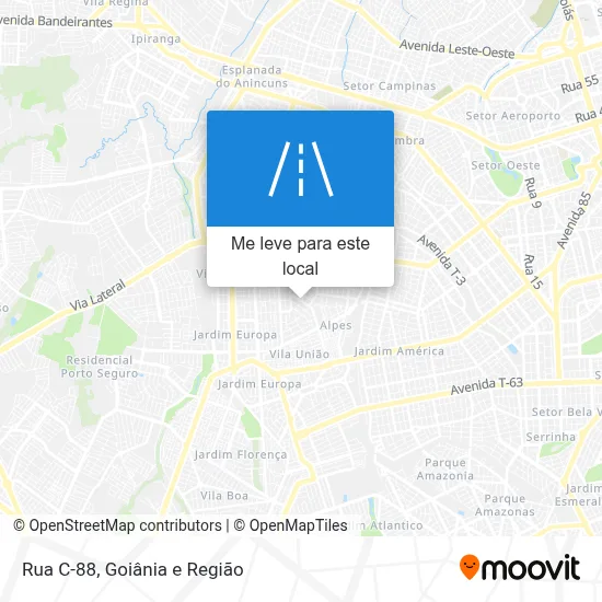 Rua C-88 mapa