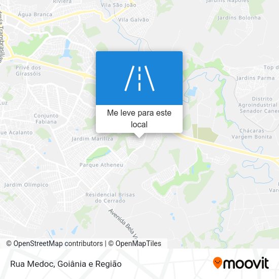 Rua Medoc mapa
