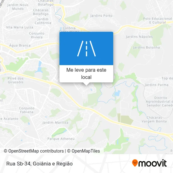 Rua Sb-34 mapa