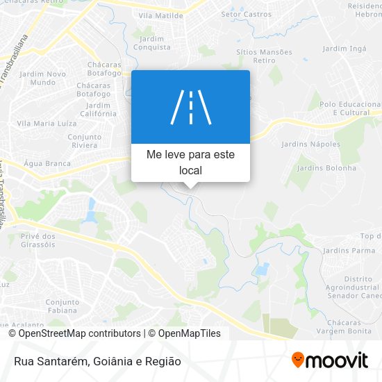 Rua Santarém mapa