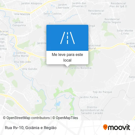 Rua Rv-10 mapa