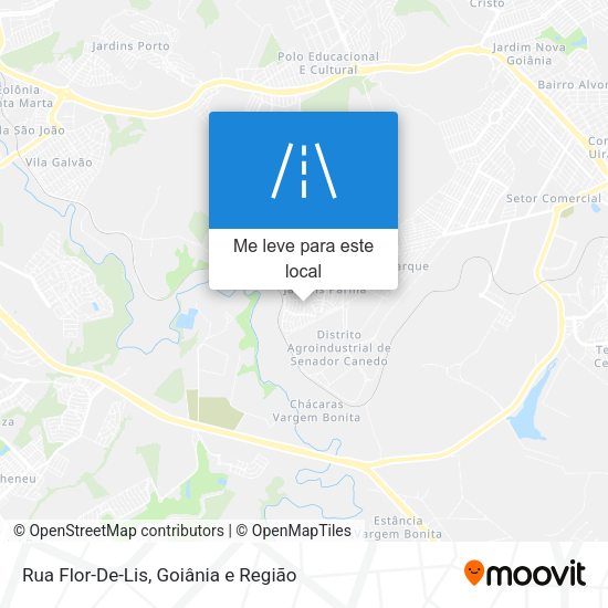 Rua Flor-De-Lis mapa