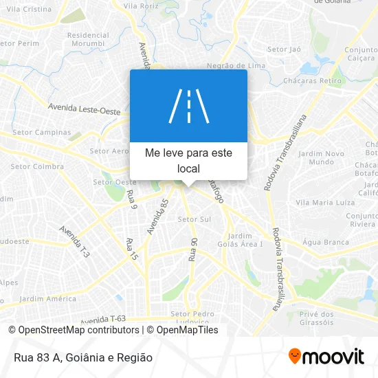 Rua 83 A mapa