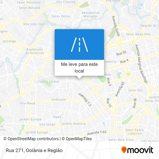 Rua 271 mapa