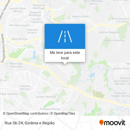 Rua Sb-24 mapa