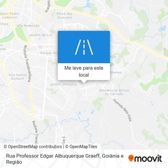 Rua Professor Edgar Albuquerque Graeff mapa