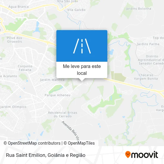 Rua Saint Emilion mapa