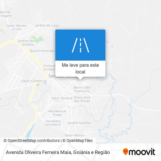 Avenida Oliveira Ferreira Maia mapa