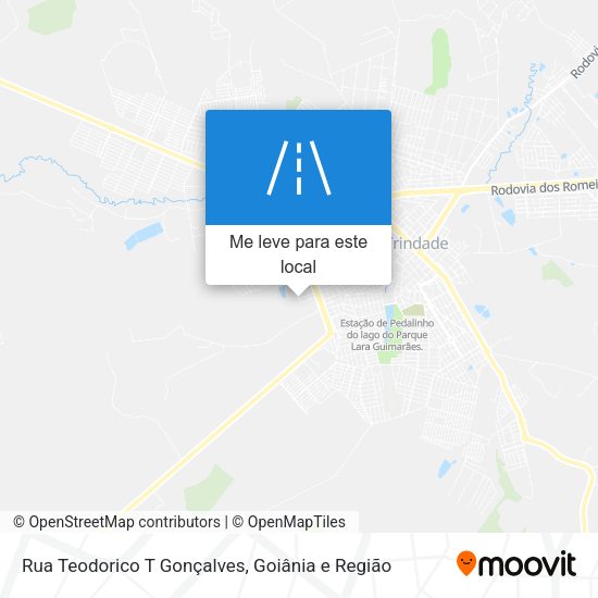 Rua Teodorico T Gonçalves mapa