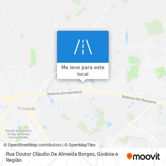 Rua Doutor Cláudio De Almeida Borges mapa