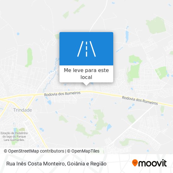 Rua Inês Costa Monteiro mapa