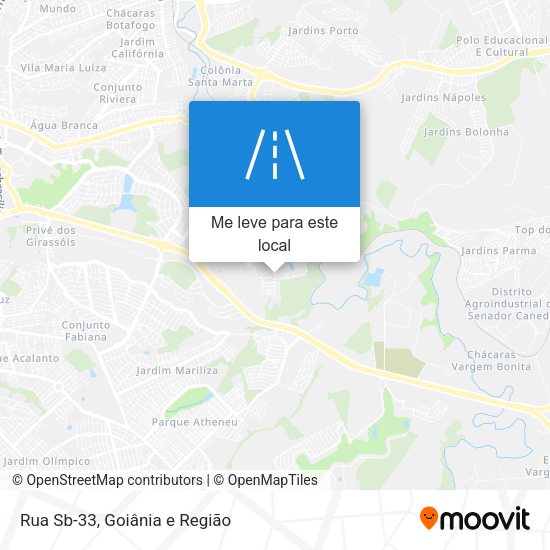 Rua Sb-33 mapa
