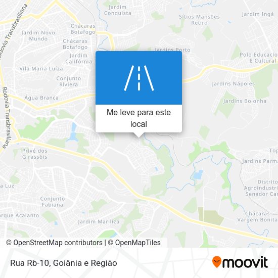 Rua Rb-10 mapa