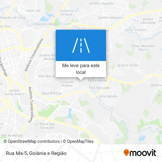 Rua Ma-5 mapa