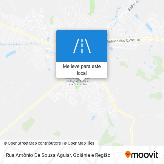 Rua Antônio De Sousa Aguiar mapa