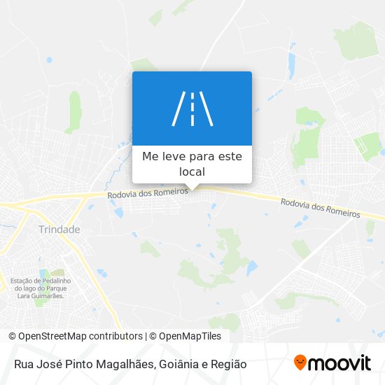 Rua José Pinto Magalhães mapa