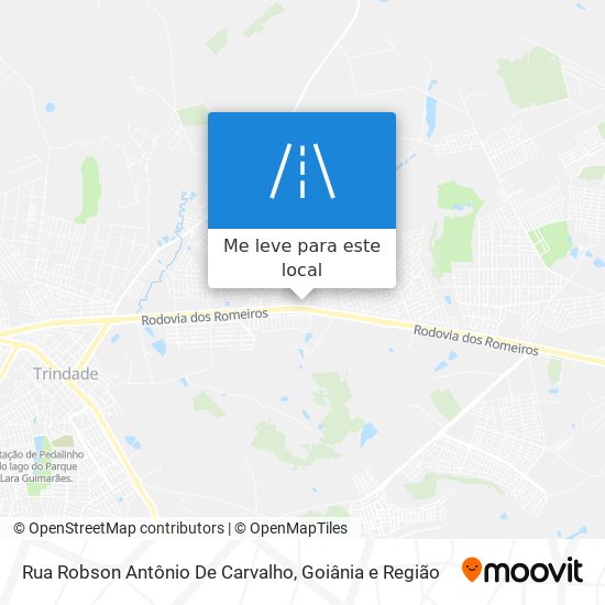 Rua Robson Antônio De Carvalho mapa