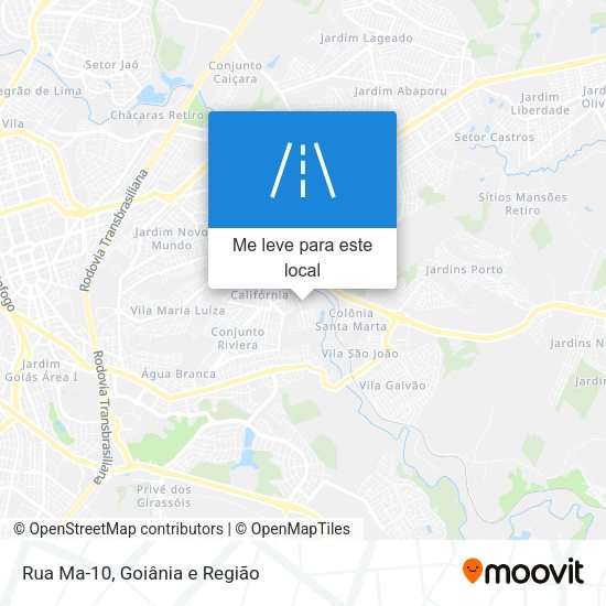Rua Ma-10 mapa