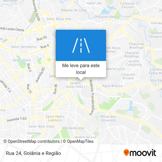 Rua 24 mapa