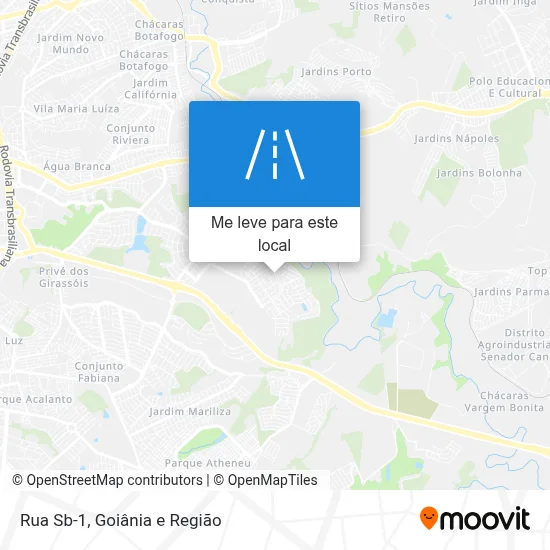 Rua Sb-1 mapa
