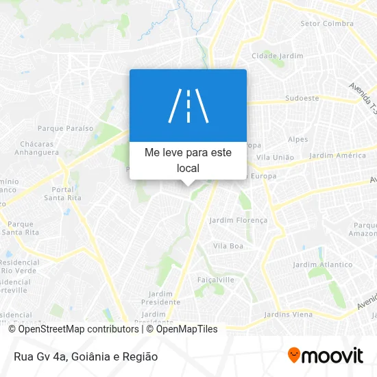 Rua Gv 4a mapa