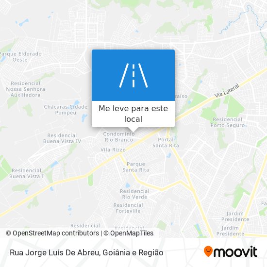 Rua Jorge Luís De Abreu mapa