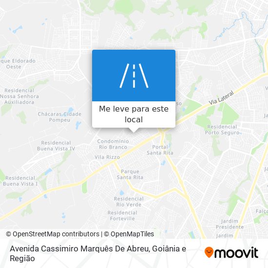 Avenida Cassimiro Marquês De Abreu mapa