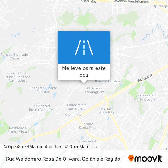 Rua Waldomiro Rosa De Oliveira mapa