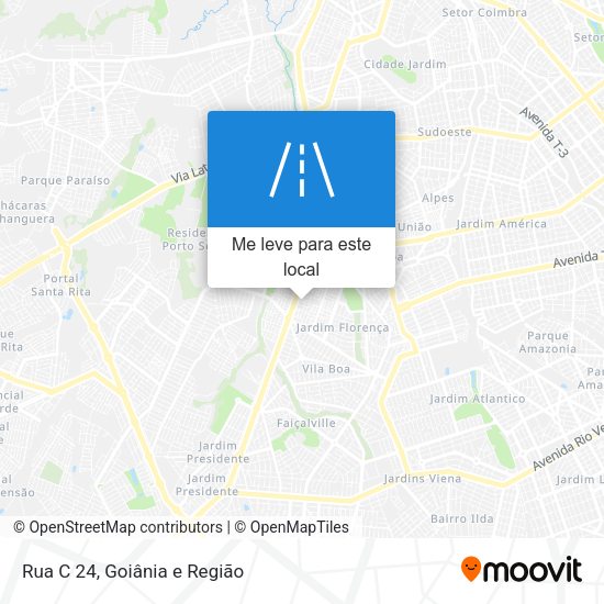 Rua C 24 mapa