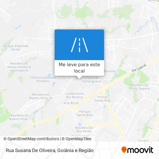 Rua Susana De Oliveira mapa