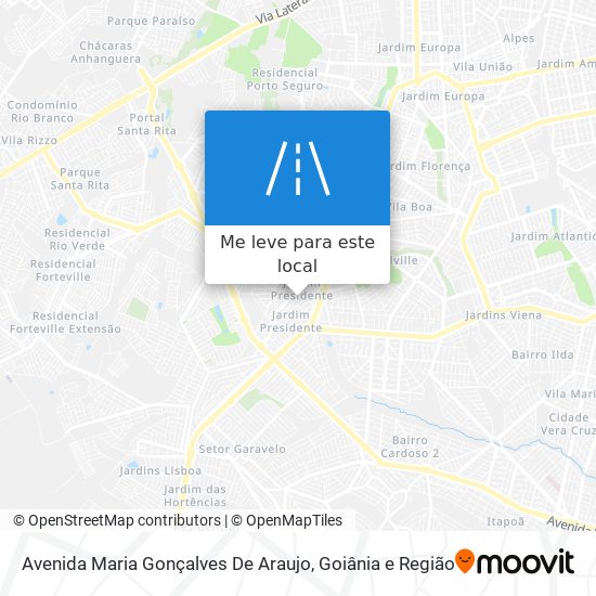 Avenida Maria Gonçalves De Araujo mapa