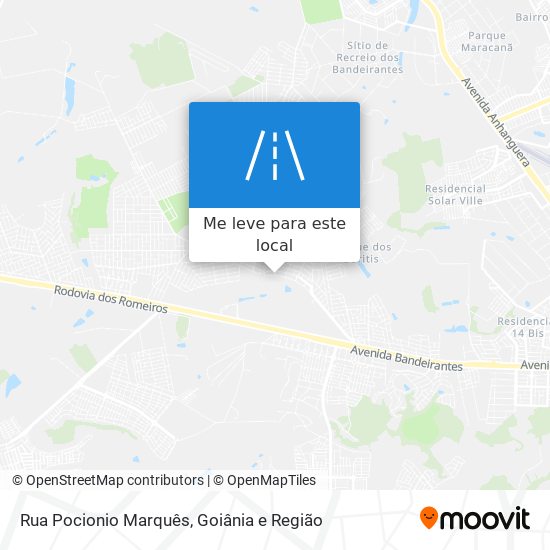 Rua Pocionio Marquês mapa