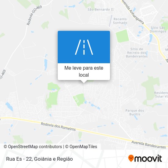 Rua Es - 22 mapa